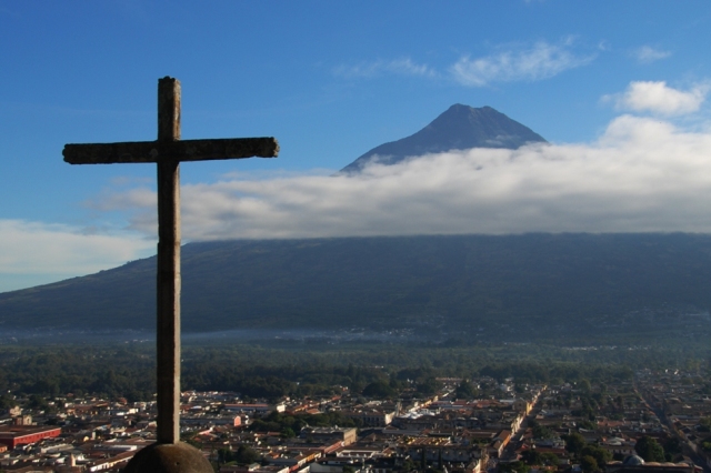 Antigua Guatemala views from tour Great View from Cerro de La Cruz